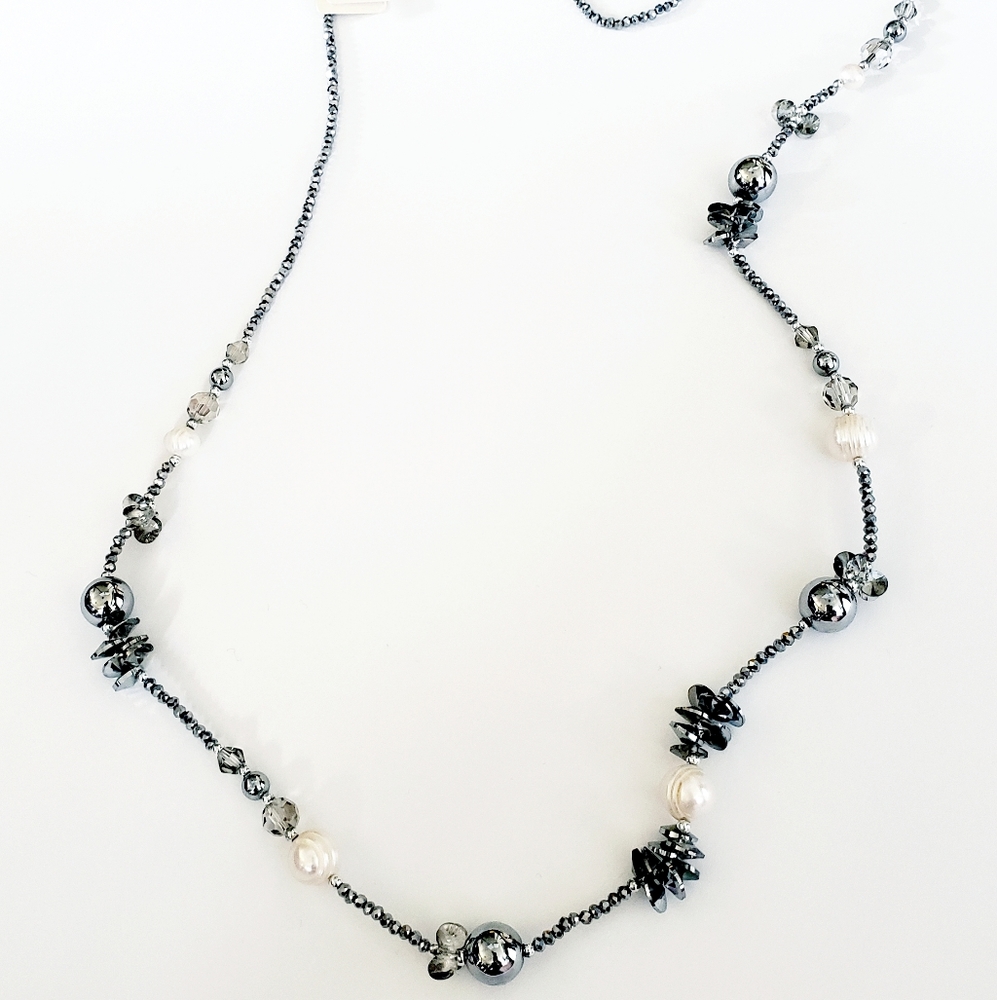 SAACHI silver statement necklace - Picture 3 of 3